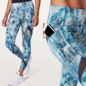 Lululemon On Pace Tight 7/8 *25"Sun Dazed Multi